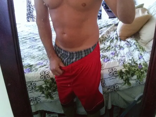 Pulling my dick out again