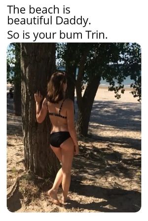 Trin's ass for Daddy