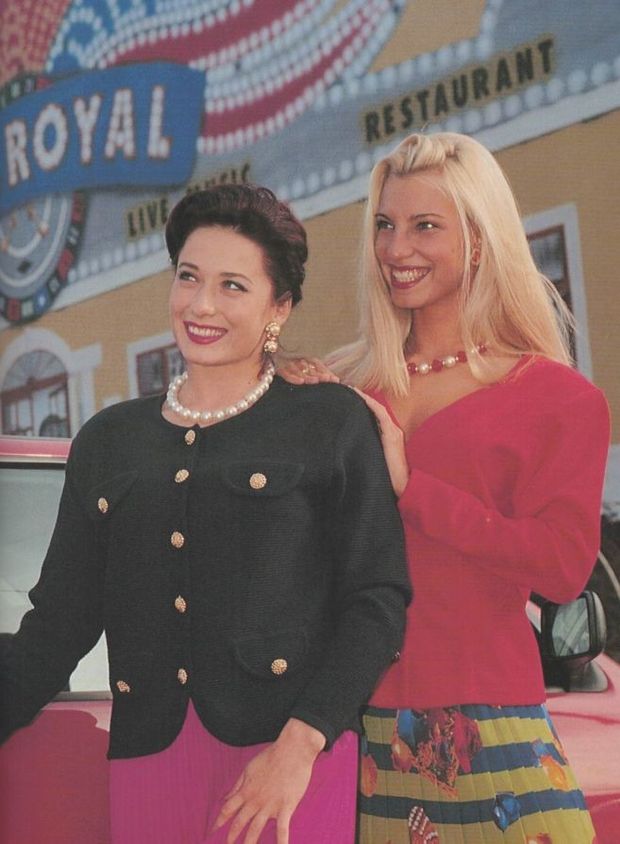 Princess Katia and GF Kristina in Happy Erotic Mood in front of Royal Pub