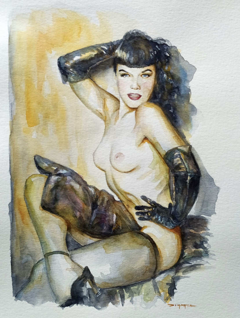 Bettie Page by Nico Di Mattia
