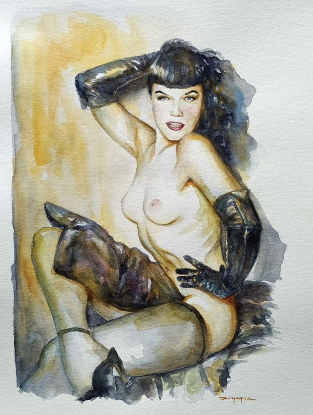 Bettie Page by Nico Di Mattia