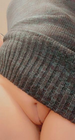 Sneak peek under my sweater dress