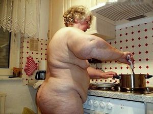 Ma at the stove