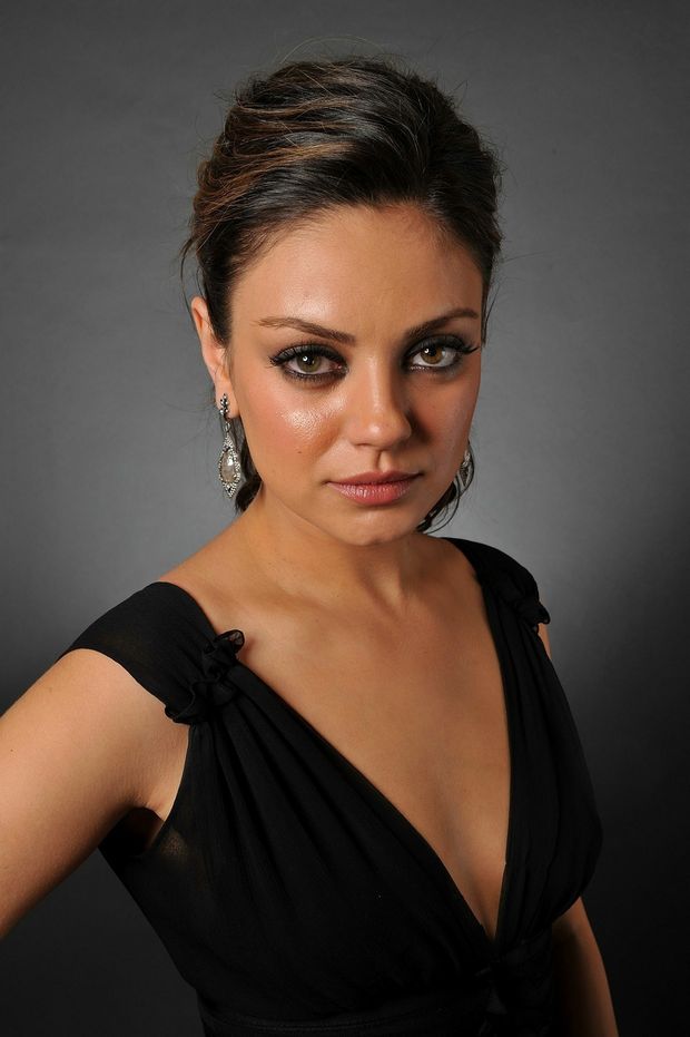 Model's fierce look from an actress.