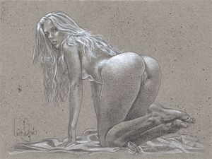 Inspired nude art by Jeff Lafferty
