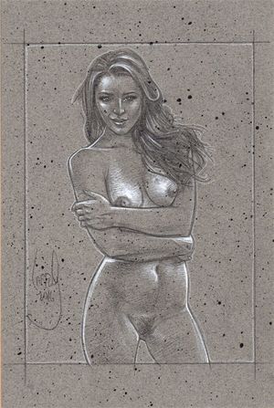 Autumn nude art by Jeff Lafferty