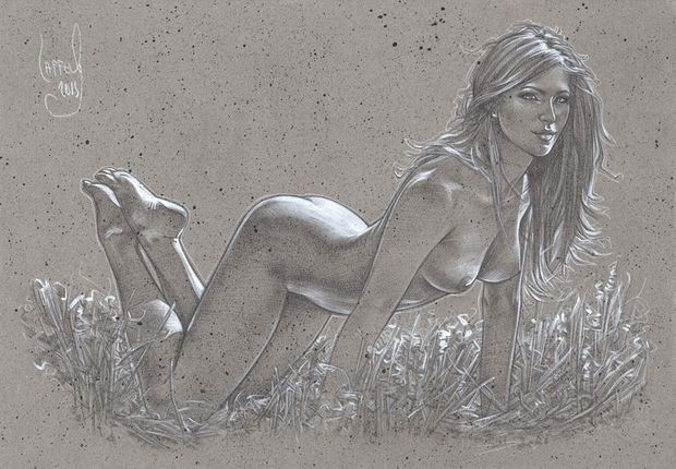 “Allure” nude art by Jeff Lafferty