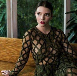 Anya Taylor-Joy See-through dress