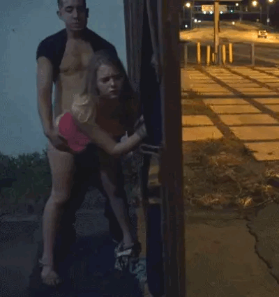 We only had time for a quickie, I feel so fuckin' dirty like a whore when I fuck outside