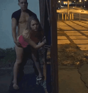 We only had time for a quickie, I feel so fuckin' dirty like a whore when I fuck outside