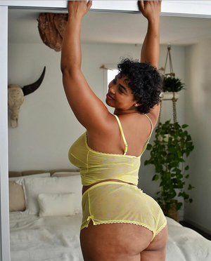 Tabria looking cute in her underwear