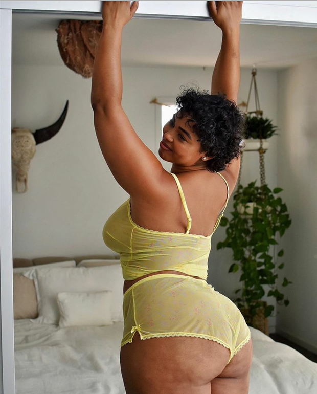 Tabria looking cute in her underwear