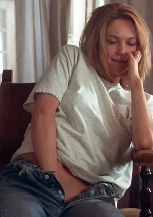 Blonde going to town on herself