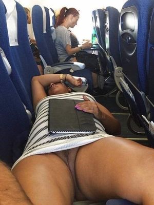 Pussy showing while traveling