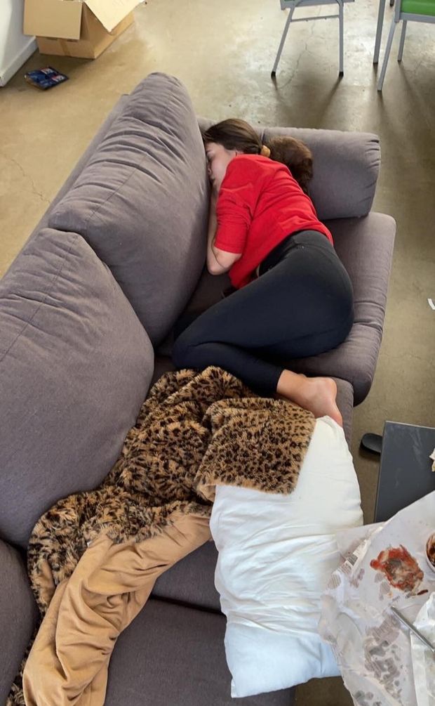Sleeping teen cs