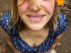 my cummm on sis's face