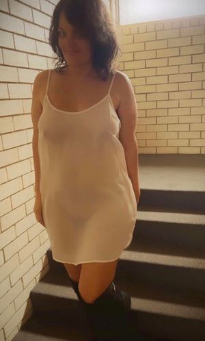 My mom would always walk around the house like this