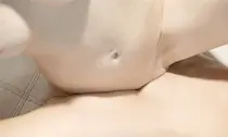 Pale lesbians lustfully hump, grind, and trib their pussies together to orgasm.