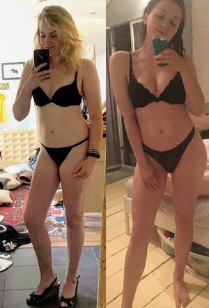 Who would you rather fuck, my slut friend or me?