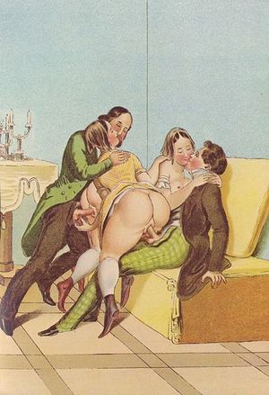Vintage foursome toon