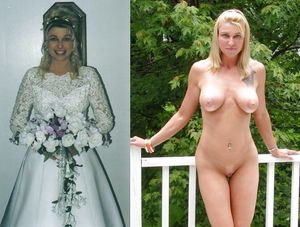 Wow! What a sexy nude bride.