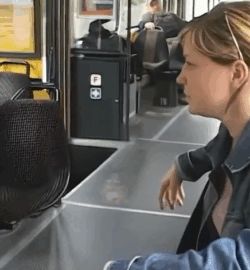 Milena Velba in public, preparing herself to..