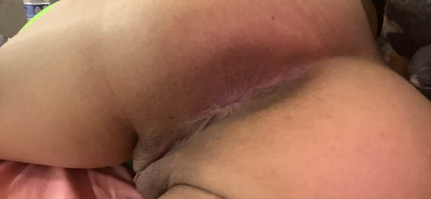 Showing her ass off
