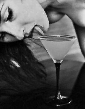 Anything has more class in a martini glass