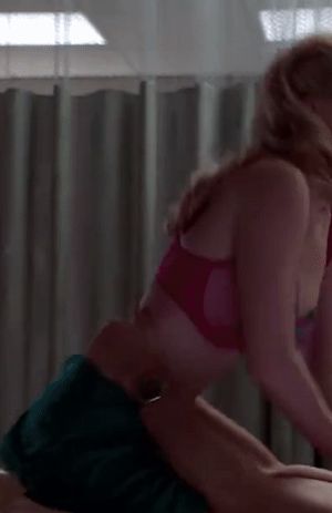 Betty Gilpin Riding on Nurse Jackie