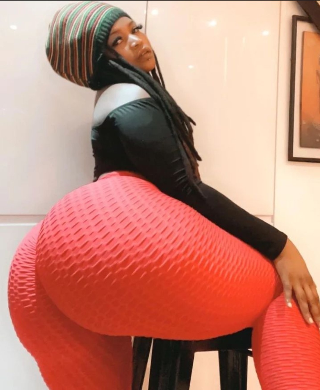 Big red butt