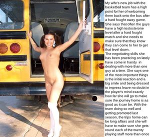 Welcome the guys for bus ride home