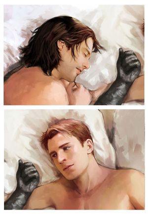 Steve and Bucky by Brilcrist