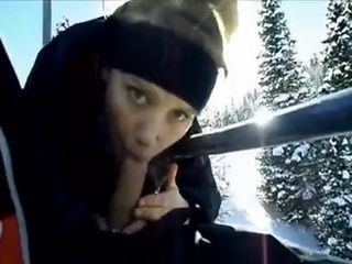 Blowjob on chairlift