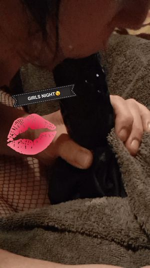 She said she was going out with the ladies