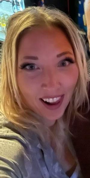 Pam beautiful face smiling