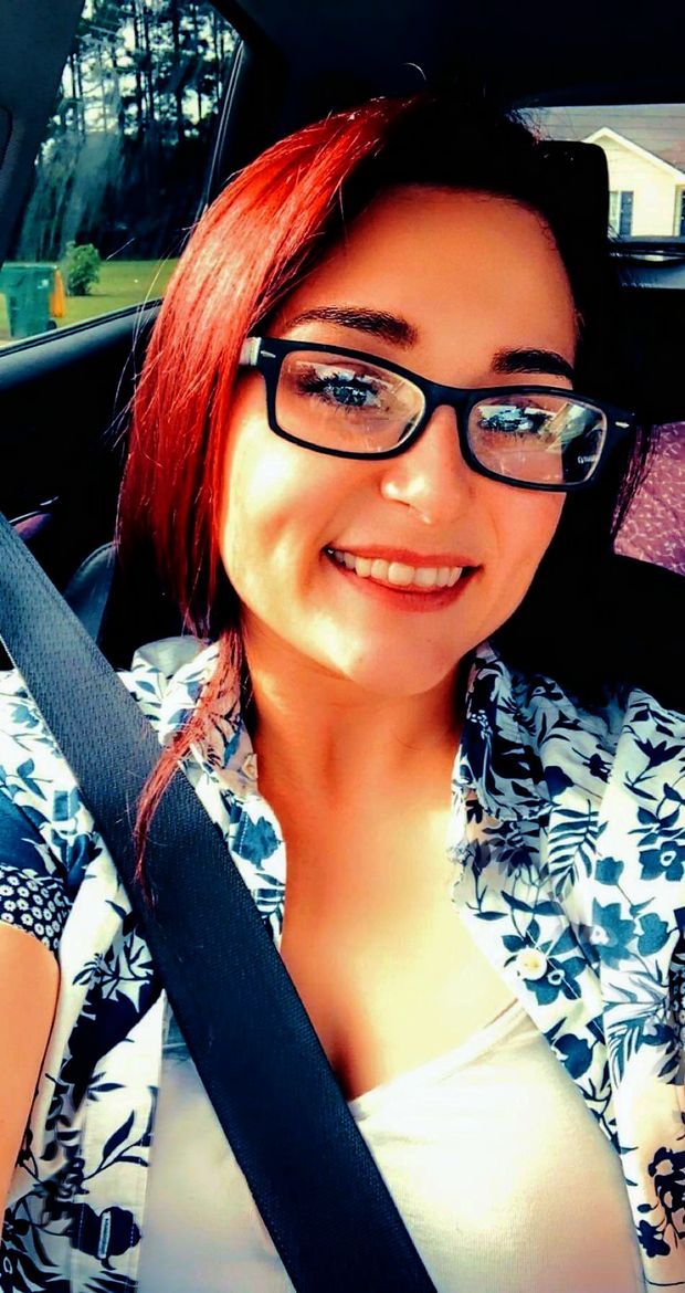 Britt in the car just before I fucked her!