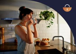 Dad went to work and Mom waits for the mailman with his SPECIAL DELIVERY