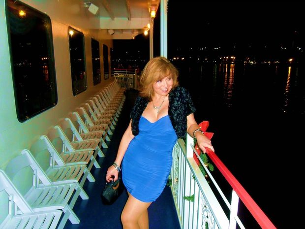 Denise in Savannah on the river boat on new years!  We fucked like bunnies back at the hotel!