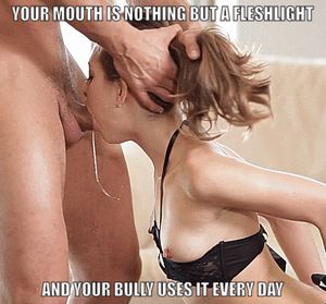 He just loves how you leave his cock spotless when he finishes