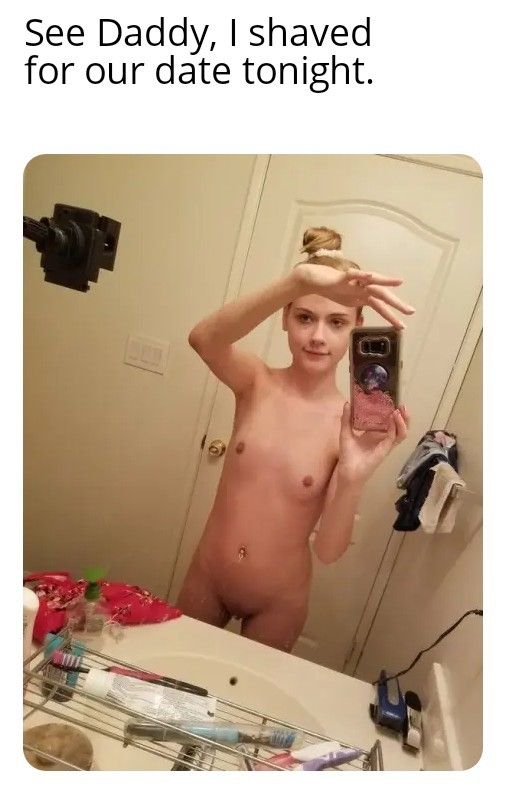 Daughter shaved