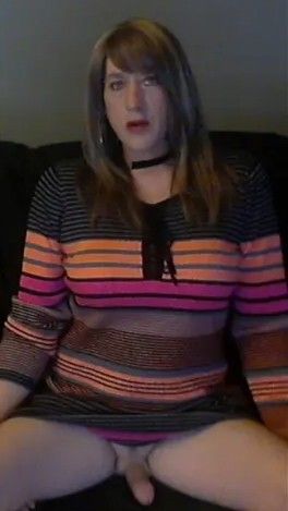 Brianna with their beautiful cock out.