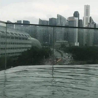 A swim & a view.