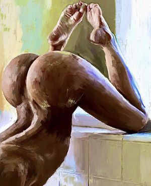 Great ass painting art