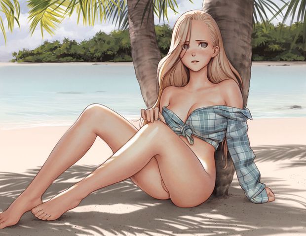 poor little teen, her boyfriend got mad and left her without a thing to wear at the beach, but Mr Porter has offered her a ride...