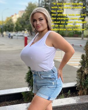 Busty cousin mall