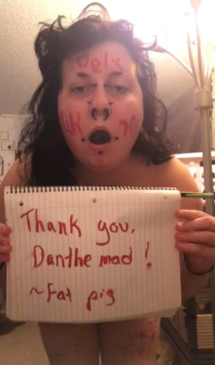 Humiliated slave