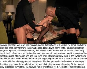 Wife meets new neighbours