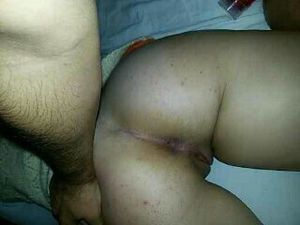 my tanline ex gf ass open and taken a picture