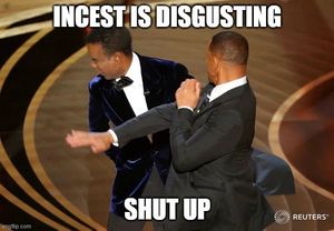Will Smith slap Chris Rock meme
