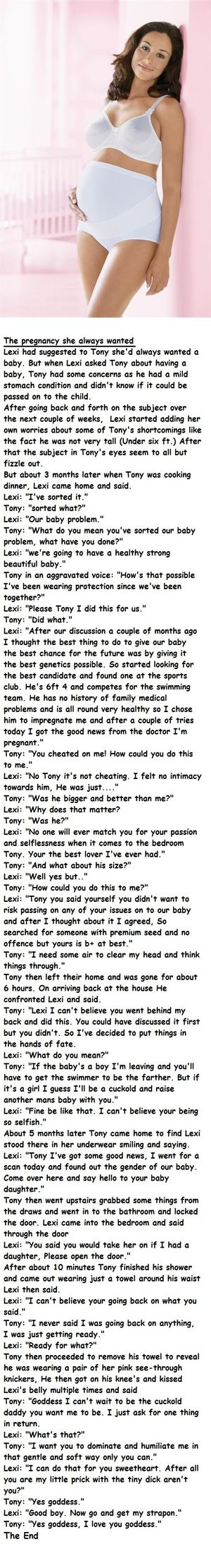 The pregnancy she always wanted